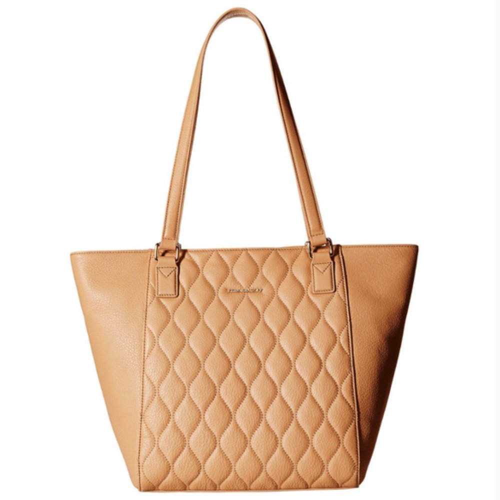 Vera Bradley Quilted Leather Ella Tote Bag | Sycamore Nude